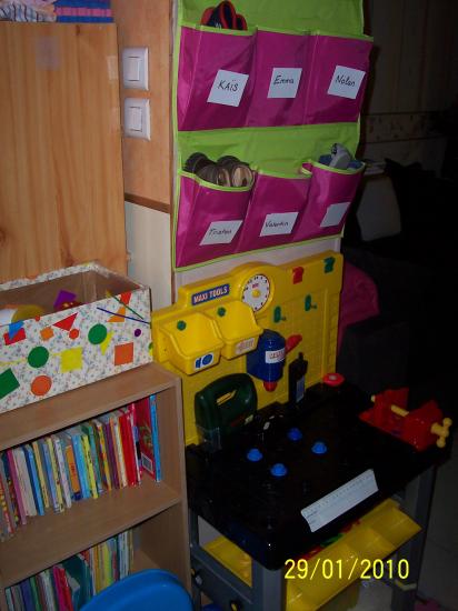 Coin bricolage et poche individuelle pour Doudous ou chaussons